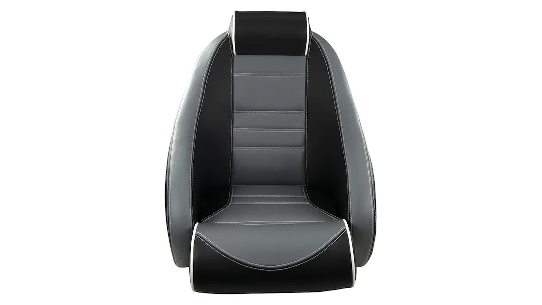 104093001 – SPRINGFIELD Boat Seat, Helm Seat Bucket And Flip-Up Bolster Seat Non-Adjustable Non-Foldable 26 Inch Leng...